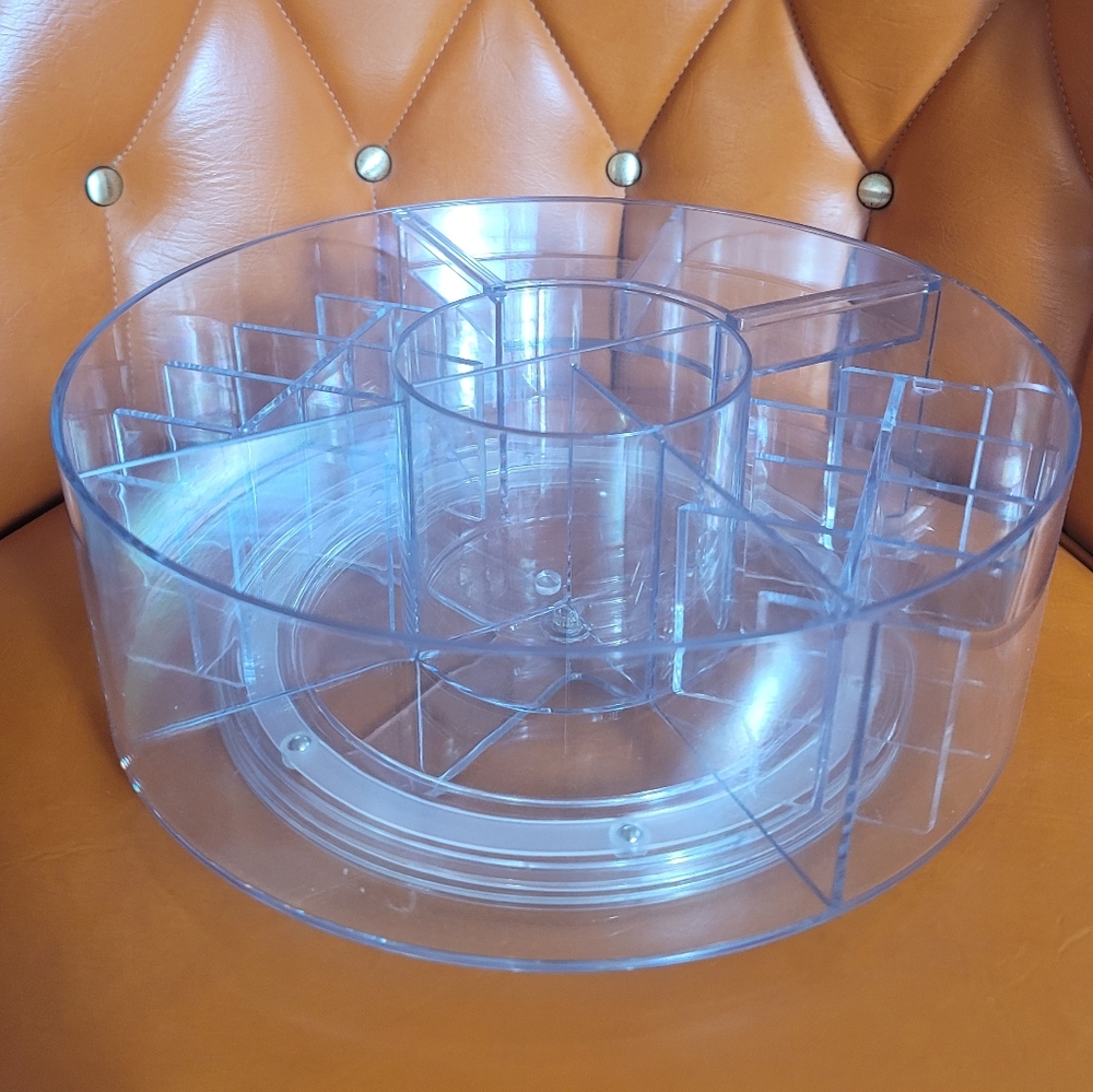 Clear Rotating Organizer